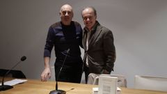 El editor Xulio L�pez Valcarcel y Rogelio Groba Otero presentaron �El sue�o inmortal de Rogelio Groba�