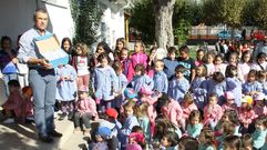 Paco P�rez, en un acto en el colegio Condesa de Fenosa en el 2015, cuando era director