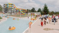 As� luce el aquarpark de Monterrei tras la inauguraci�n de su ampliaci�n