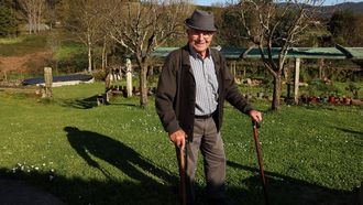 Jos� Mar�a Vicente, descubridor del casco de Leiro hace 50 a�os