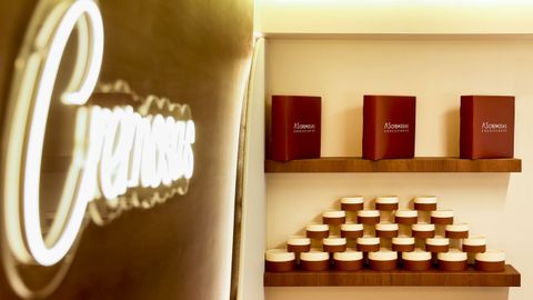 Las tartas se presentan en cajas redondas que recuerdan a las cajas de joyas