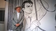 Demetrio Bilbata, en el estudio de New Art.