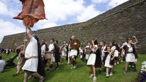 El desfile escolar del Arde Lucus