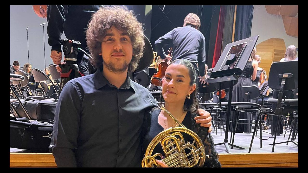 Dous músicos lalinenses, na Orquesta Xoven da Sinfónica
