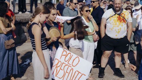 Manifestacin en A Gudia.