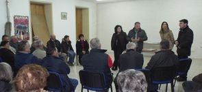 Alcalde, concejales y p�rrocos de Silleda se reunieron con los vecinos de Moalde. 