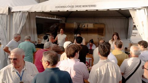 Caseta de la D.O. Monterrei en la feria.