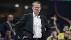 Pedro Mart�nez, durante la semifinal de la Euroliga disputada entre el Real Madrid y el Valencia Basket.
