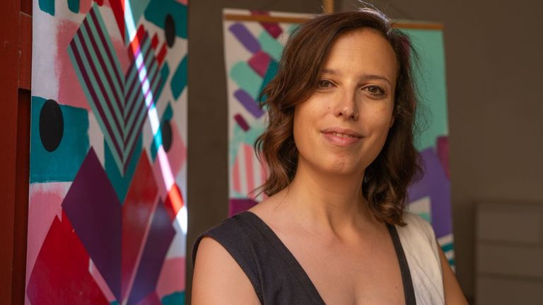 Vanesa �lvarez, artista viguesa.
