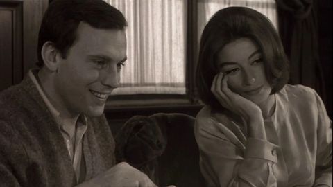 Jean-Louis Trintignant y Anouk Aimée en «Un hombre y una mujer» (1966), un filme de Claude Lelouch.