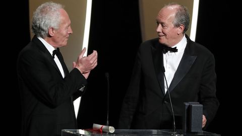 Los hermanos Jean-Pierre y Luc Dardenne, ganadores de la mejor direccin por Le jeune Ahmed