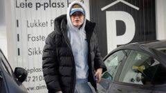 Marius Borg Hoiby, en un encuentro con su abogado el pasado 19 de enero en Oslo