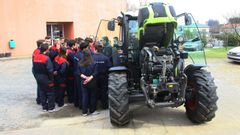 Alumnos de FP del IES de Curtis.