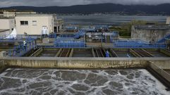 Estaci�n de depuraci�n de aguas residuales de Os Praceres, en Louriz�n, tras su reforma