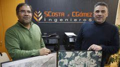 Samuel y Carlos tienen una oficina propia en la Praza de Augas Frreas, en Lugo