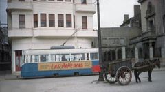 Tranv�a en el muelle, entre finales de los 50 y principios de los 60