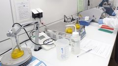 Laboratorio de un centro de investigacin gallego