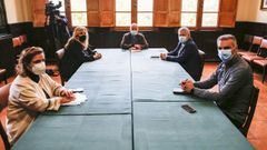 Reuni�n convocada por Ciudadanos para tratar la posible moci�n de censura contra Gonzalo P�rez J�come