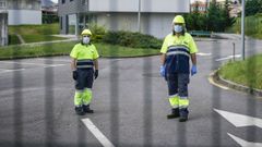 Trabajadores de Viaqua duermen en autocaravanas para garantizar el funcionamiento de la ETAP de As Coi��s
