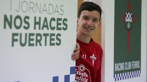 Luis Rodr�guez Chac�n, en su etapa como jugador del Racing