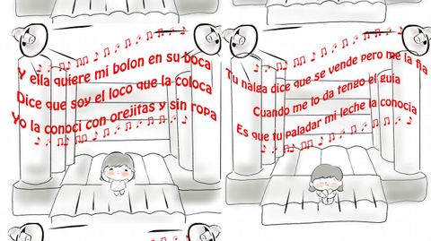 ILUSTRACIONES QUE DENUNCIAN LO QUE ESCUCHAN LOS NI�OS EN LAS FIESTAS INFANTILES