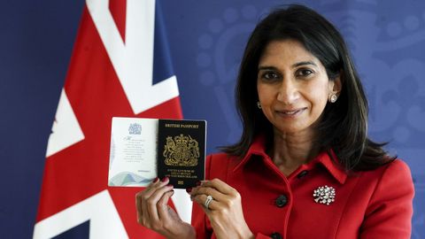 La ya exministra del Interior brit�nica, Suella Braverman