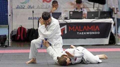Campeonato gallego de hapkido en el Pabell�n de Barra�a