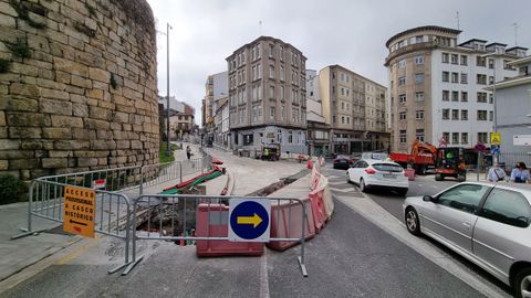 El tr�fico de la Ronda se desv�a por Cidade de Viveiro