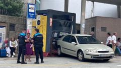 El impacto contra el punto de venta se produjo pasadas las nueve de la ma�ana de este lunes
