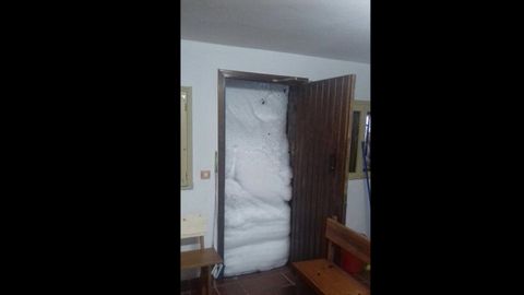 Las consecuencias de la gran nevada en Pajares