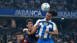 Lucas Noubi, en un partido de la presente Liga