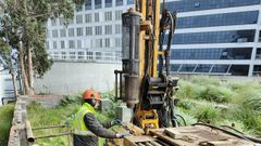 Sondeos para las obras del Novo Chuac