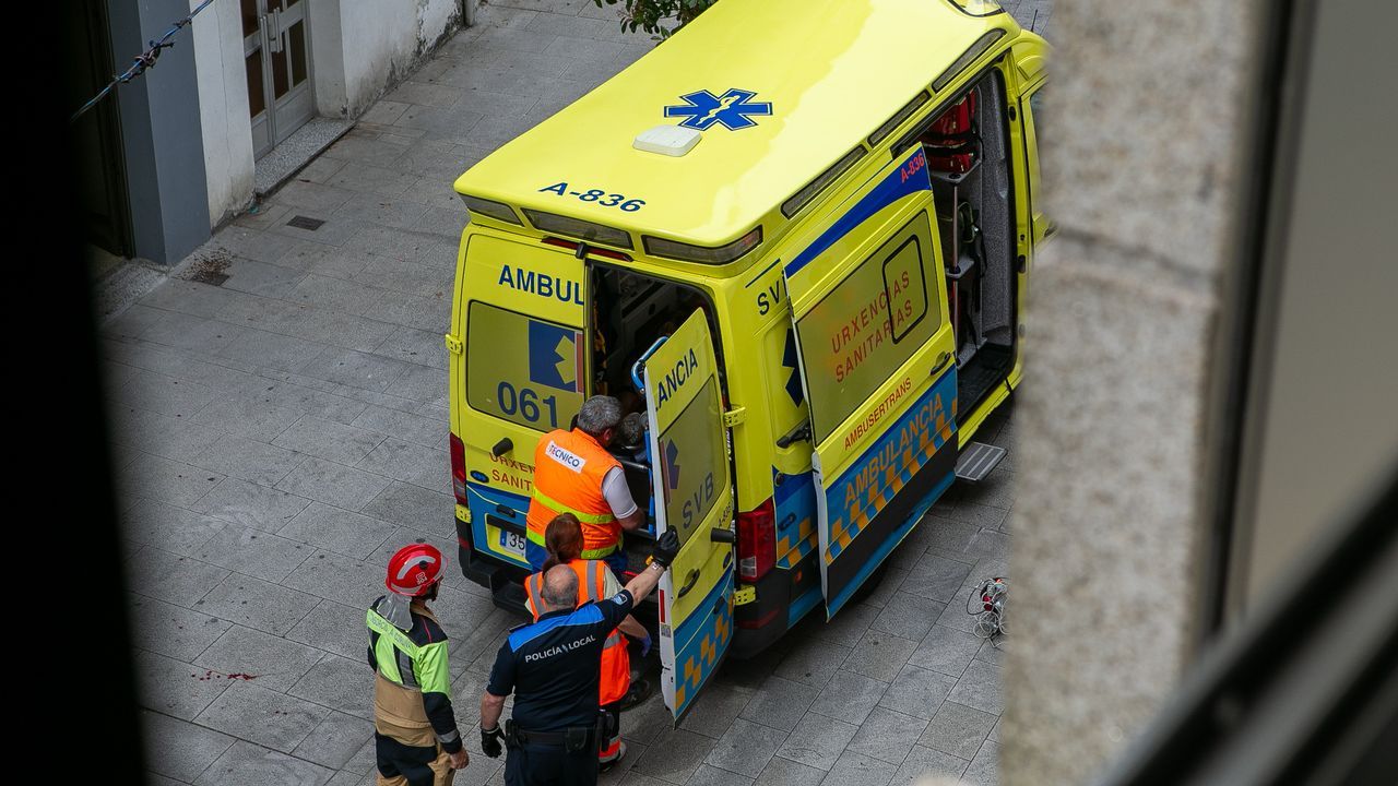 Fallece el trabajador que se cayó de un andamio en Boiro