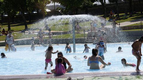 Piscinas de Oira, en Ourense.