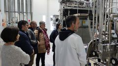 La delegaci�n asturiana conoci� con detalle las instalaciones del Aula de Produtos L�cteos e Tecnolox�a Alimentaria.