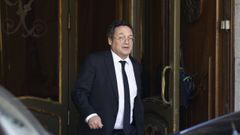 lvaro Garca Ortiz, saliendo del Tribunal Supremo.