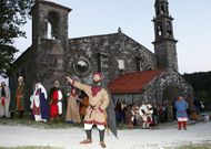 El ambiente medieval se instal� en Moraime para recordar los sucesos del a�o 1110. 