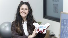 Roc�o D�az, en su centro de Carballo