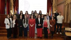 La entrega del Premio Rita Su�rez Amado se celebr� en el instituto Eusebio da Guarda de A Coru�a