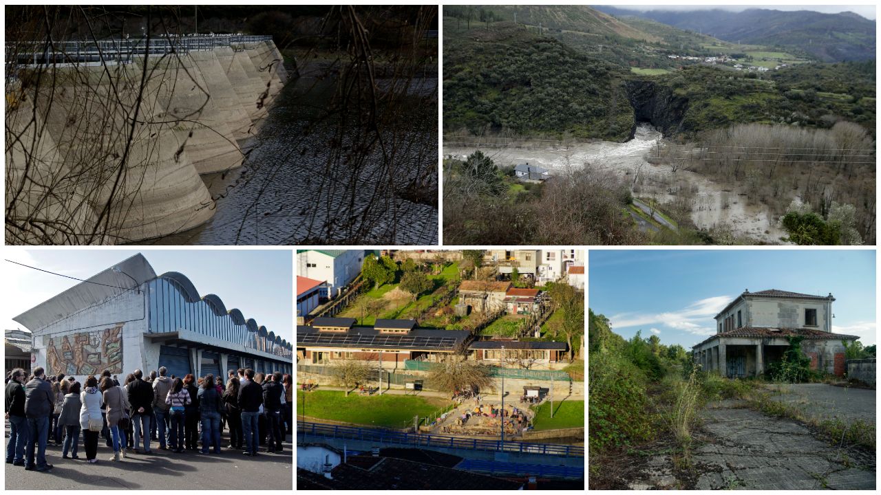 Las termas de Ourense, las murallas de Tui o la lonja del Gran Sol: los ingenieros piden rehabilitar siete infraestructuras gallegas con potencial turístico
