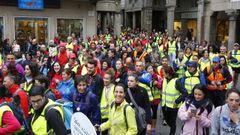 Una imagen de la edici�n del 2017 de la Pontevedrada