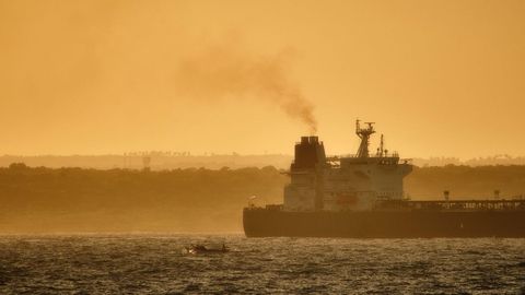 Fotograf�a del buque petrolero ruso Anatoli Kolodkin.