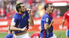 Toché y Linares celebran el 1-1
