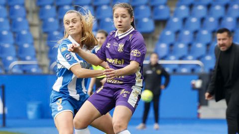 Vera Mart�nez, durante un lance del juego en el D�por Abanca-Tenerife.