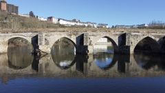 As� qued� el puente romano de Lugo tras las crecidas
