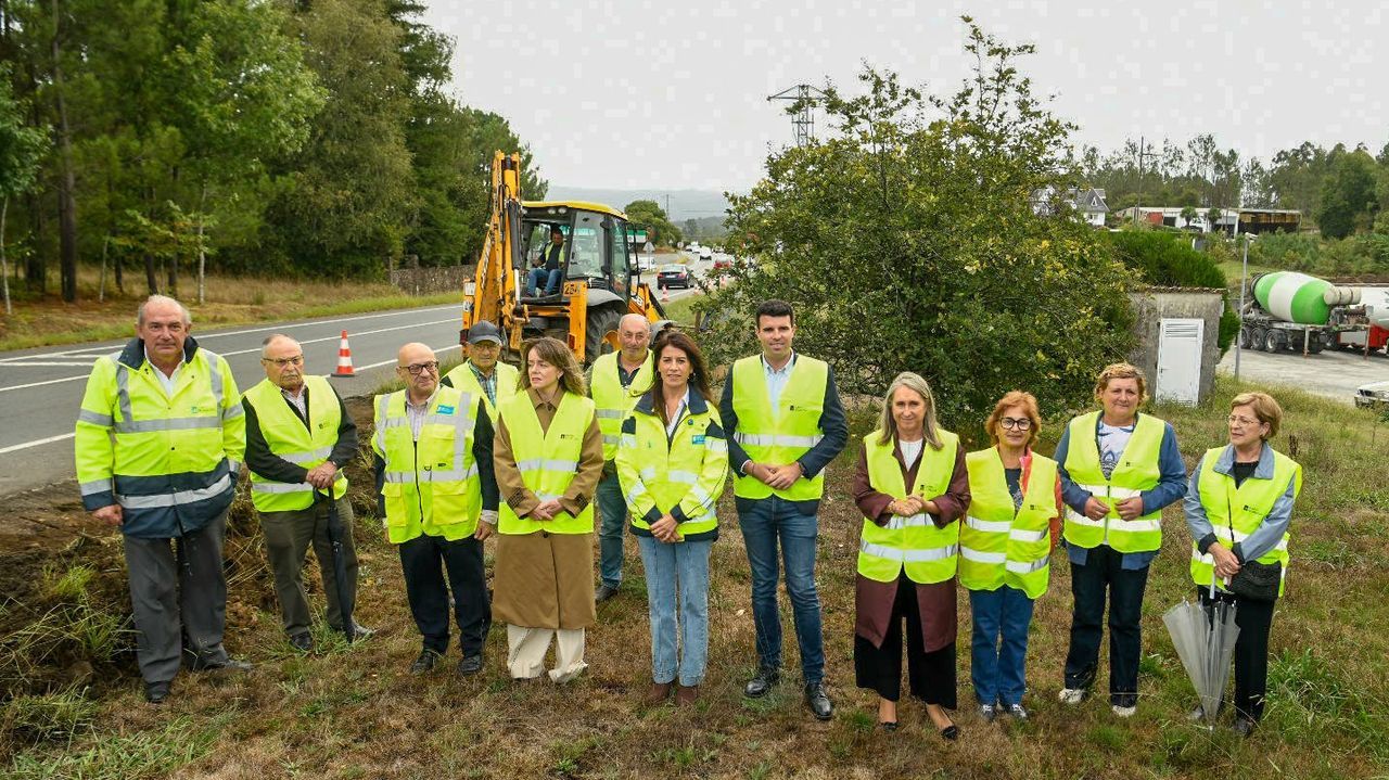 Empiezan las obras de la senda peatonal A Estrada-Toedo: 2,4 kilómetros y 1,1 millones