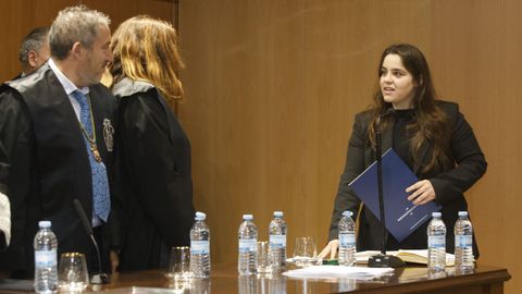 Roco Lanzs recibi el galardn del Premio Jvenes Abogados Antonio Hernndez-Gil en una cita en la que tambin se homenaje a quienes cumplen 25 aos colegiados