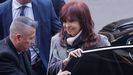 Cristina Fernndez a su llegada al juicio por el fallido atentado contra ella.