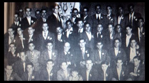 Integrantes del desaparecido Orfon Iris en una foto del ao 1934