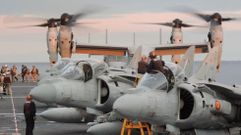 Aviones �Osprey� a bordo del �Juan Carlos I�
